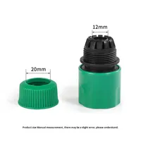 Kit de raccordement rapide en plastique Aochi, best-seller transfrontalier, connecteur de robinet de jardin, 4 pièces, raccord de tuyau d'eau 1/2''
