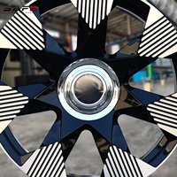 Rines de Aleación Forjada Dualtone con Diseño Pentagonal de 20, 21 y 22 Pulgadas 5x112 para Autos de Alto Rendimiento, Compatibles con Rolls Royce Ghost y Monaco Sedan