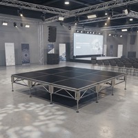 Scène d'assemblage en aluminium, plateforme de scène, scène de mariage, petite scène de concert – Fournisseur direct usine