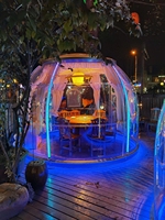 Tente Dôme Hôtelier de Luxe Moderne Transparente pour Glamping 2024, Isolée, Étanche, Quatre Saisons, Prix Usine