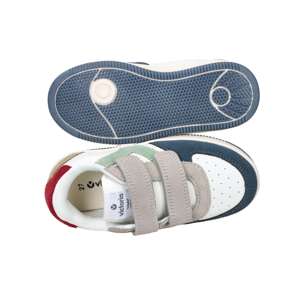 Baskets Victoria pour enfants, blanches et bleues, taille 25, fermeture Velcro, chaussures en toile tendance - Product Image 6