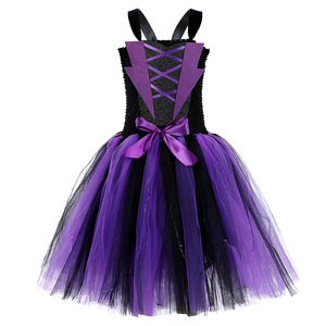 <span class=keywords><strong>Disfraz</strong></span> de <span class=keywords><strong>Bruja</strong></span> Mágica Brillante para Halloween, Vestido Tutú de <span class=keywords><strong>Bruja</strong></span> con Escoba y Sombrero de Mago DP017 - Product Image 5