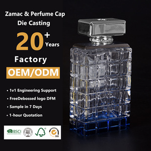 Biểu Tượng Tùy Chỉnh Sang Trọng Sáng Tạo 15 Mm Zamac Kim Loại Nước Hoa Cap-Phổ Fea Hương Thơm Chai Nắp Bìa - Product Image 2