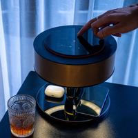 Lampe musicale lumineuse de luxe pour salon nordique, chargement sans fil à côté de la lampe de Table avec haut-parleur TWS BT