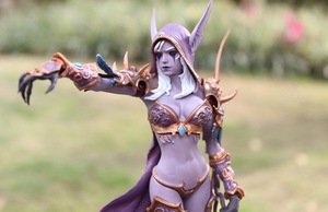 Modèle de personnage de <span class=keywords><strong>jeu</strong></span> World of Warcraft, modèle de jouet de personnage non morte Sylvanas Windrunner, modèle de personnage anthropomorphe - Product Image 2