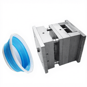 गोल घरेलू लॉन्ड्री सफाई हैंडल बाल्टी मोल्ड नरम पी लचीला प्लास्टिक इंजेक्शन शॉपिंग बास्केट मोल्ड - Product Image 2