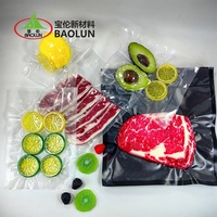 Sac de conservation sous vide de qualité alimentaire personnalisé, sac de conservation sous vide noir pour aliments, sac de conservation sous vide en plastique de qualité supérieure