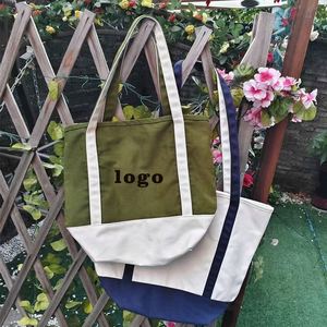 Wholesale <b>Large</b> Capacity Reusable Multi-Function Reusable Custom Logo Printed <b>Canvas</b> Tote Shopping <b>Bag</b> Women Tote <b>Bag</b> - Product Image 1