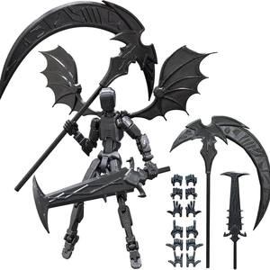 Figurine articulée Dark <span class=keywords><strong>Death</strong></span> T13 personnalisée, modèle en PVC imprimé en 3D, à assembler, pour collection, échelle 1:1, thème fantastique et science-fiction, nouveauté - Product Image 4