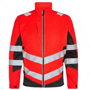 2021 थोक fuxin fuyi अनुकूलित फैशनेबल यूनिसेक्स hiviz softshell जैकेट सुरक्षा वर्दी
