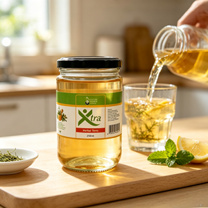 Etichette Adesive in Vinile Personalizzate con Erbe, Tipo Rotolo, Impermeabili, Logo del Marchio Privato, Adesivi per Bottiglie di Vetro e Vasetti di Miele e Tonico, Personalizzabili - Product Image 2
