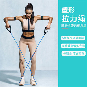 Ensemble de bandes de résistance 11 pièces en TPE avec extrémités en sangle pour équipement de fitness et de mise en forme corporelle - Product Image 3