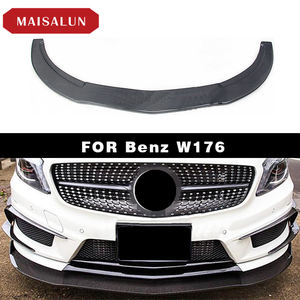 Lame de pare-chocs avant en Fiber de carbone Style R pour <span class=keywords><strong>Mercedes</strong></span> Benz classe A W176 2013-2015 - Product Image 3