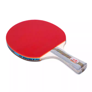 <span class=keywords><strong>Raquette</strong></span> de tennis de table Double Fish pour débutants, entraînement offensif 4D, avec sac de transport portable - bois et caoutchouc durables - Product Image 2