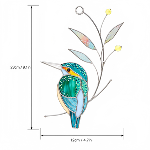Buntglas-Wasservogel Art Deco Untersetzer-Set mit individuellem Logo, Hängende Gartendekoration, Jubiläumsgeschenk YAPPIE Guangdong HD-0083 - Product Image 5