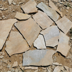 Đá Cờ Tự Nhiên Màu Vàng Đá Phiến Ngẫu Nhiên Điên Lát Gạch Cảnh Quan, Đá Phiến Cho Sàn - Product Image 5