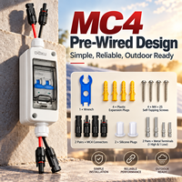 Pemutus Sirkuit DC 10In Magnetic Trip 32A 1000VDC Solar PV MCB IP65 Tahan Air MC4 Pra-kabel 6kA