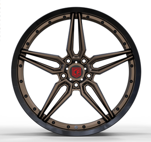 Juego de 2 Ruedas de Fibra de Carbono Personalizadas de 5 Radios para BMW, Benz, Audi, Porsche, Lamborghini, Maserati, Ferrari, <span class=keywords><strong>Bentley</strong></span> - Product Image 2