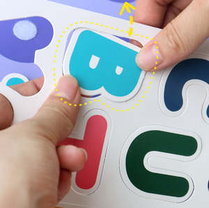 Warly sagesse amusant Montessori animaux planche à fruits livre occupé puzzle éducatif carte <span class=keywords><strong>Scrable</strong></span> Arts artisanat bricolage jouet pour les enfants - Product Image 4