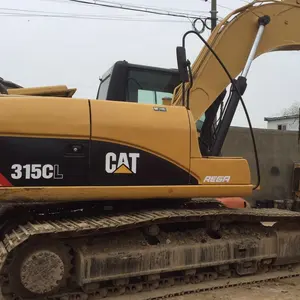 Equipamentos de construção caterpillar 315cl, escavadeira hidráulica para venda gato 315cl