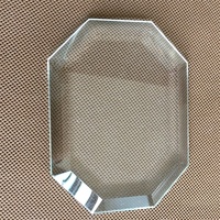 Customized Bevel clear Float Glass Mirror Beveled Glass Pieces