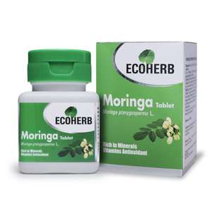 Comprimés de Moringa à base de plantes naturelles avec des vitamines et des minéraux naturels pour renforcer l'immunité et les soins de santé globaux en vrac - Product Image 1