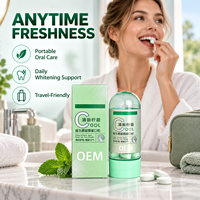 Comprimés de dentifrice probiotiques personnalisés OEM saveur citron vert – Rafraîchit l'haleine, élimine les taches, comprimés blanchissants portables pour usage extérieur
