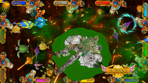 Ocean King 3เครื่องเกมตกปลาแบบอาเขตโจมตีซอมบี้เครื่องตกปลานักล่าปลาที่มีโครงสร้างโลหะและอินเตอร์เฟซภาษาอังกฤษ - Product Image 4