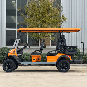 Chariot <span class=keywords><strong>4</strong></span> places électrique de visite guidée de <span class=keywords><strong>golf</strong></span> juridique de route 48v personnalisé mouvement vers l'avant - Product Image 3