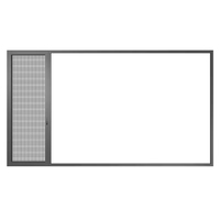 Fenêtres modernes en alliage d'aluminium de fabrication directe pour maison, fenêtres à battants verticaux Energy Star, double vitrage trempé