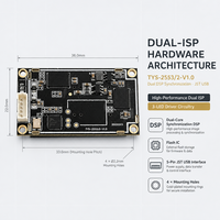 Modul Kamera USB 2MP GC2053 Lensa Ganda RGB IR Binokular Papan Deteksi Kehidupan Digital untuk Pengenalan Wajah Kontrol Akses