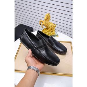 Sepatu Kulit Formal Klasik Sederhana Pria, Sepatu Kasual Kulit Datar Desainer Modis Berkualitas Tinggi untuk Pria - Product Image 2