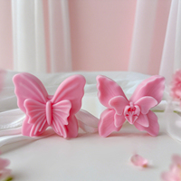 3d Nieuw Ontwerp Vlinder Vorm Siliconen Kaars Mal Aromatherapie Hars Gips Home Decor Kaars Mallen Voor Valentines Geschenken