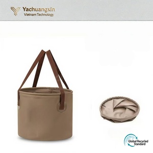 Foldable Round <b>Storage</b> Bucket Waterproof PVC Portable Outdoor Camping Fishing Bag - Product Image 6