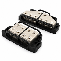 Bloc de distribution d'alimentation en cuivre à 2 voies, 2 entrées, 150A, 24V, répartiteur d'amplificateur audio pour voiture