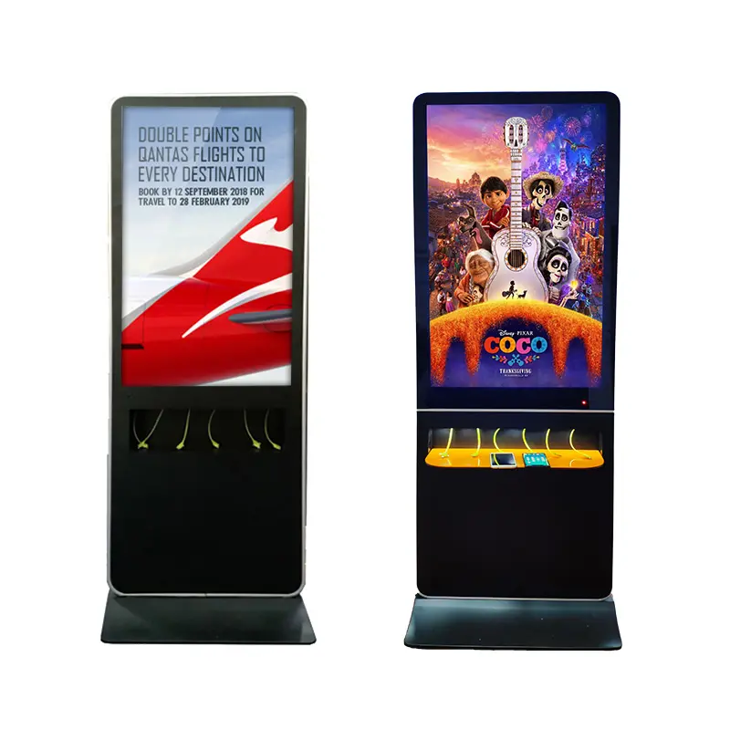 43 אינץ LCD מסך רשת שילוט דיגיטלי בר פרסום נגן מהיר מטען תחנת עגינה עבור מספר מכשירים