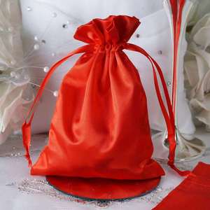Pochette à cheveux en satin de soie violet, sac à perruque, sacs anti-poussière à cordon avec logo personnalisé, emballage pour bijoux, pochette cadeau, vente en gros - Product Image 4