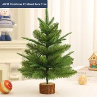 Décoration de Noël, ensemble de mini sapins de Noël de 45/60 cm pour la décoration de la scène de Noël à la maison