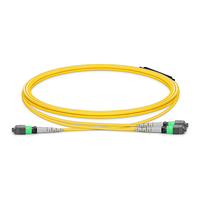 Kabel Patch Fiber Optik AIXTON OM5 Transceiver 50/125m LSZH OM4 MPO/MTP 850/1300nm 3.0mm APC/APC Panjang Sesuai Pesanan