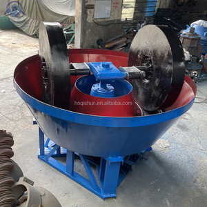<span class=keywords><strong>Precio</strong></span> de fábrica, equipo de minería de oro a pequeña escala, máquina trituradora de piedra de oro, molino de bandeja húmeda de - Product Image 3