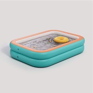 <span class=keywords><strong>Piscine</strong></span> gonflable rectangulaire de PVC pour des enfants de famille d'adultes pour l'usage extérieur de <span class=keywords><strong>piscine</strong></span> hors sol - Product Image 2
