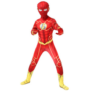 Disfraz de Superhéroe de <span class=keywords><strong>Flash</strong></span> para Niñas, Disfraz de Halloween, Cosplay, Carnaval, Fiesta, Nailon - Product Image 2