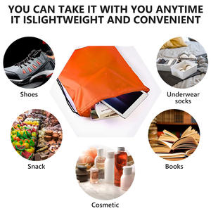 Sac de sport à cordon en polyester et nylon 210D de grande capacité avec logo personnalisé Sac à cordon pour enfants Sacs promotionnels - Product Image 6