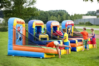 Jeux gonflables de carnaval intéressants à vendre, jeux d'extérieur durables en PVC pour la location commerciale et les fêtes