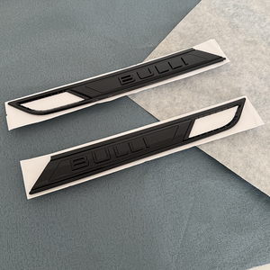 Nouvel emblème de porte ABS <span class=keywords><strong>BULLI</strong></span> noir brillant pour accessoires de style automobile Multivan - Product Image 3
