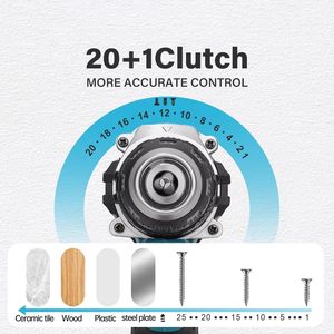 Kit d'outils industriels 11 pièces avec <span class=keywords><strong>batterie</strong></span> Li-ion 18V, haute demande, OEM d'origine, haute qualité, ensemble d'outils électriques combinés - Product Image 6