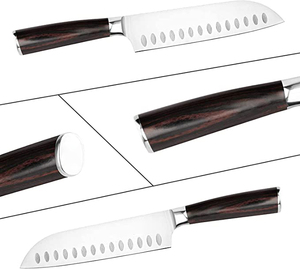 7-Zoll-Hackmesser mit Pakkawood-Griff Metallklinge aus Hochkarbon-Edelstahl - Product Image 3