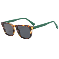 UV400 hommes Vintage lunettes de soleil carré mode lunettes avec gris Transparent cadre PC matériel en gros