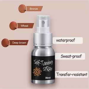 Maquillaje de piel con logotipo personalizado, crema de espuma autobronceadora instantánea, Etiqueta Privada para <span class=keywords><strong>spray</strong></span> de bronceado corporal - Product Image 2