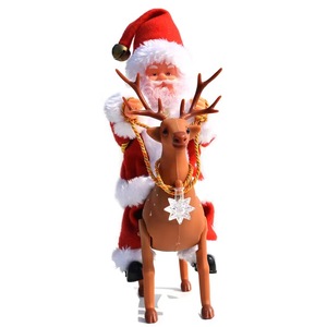 Muñeco de Papá Noel con Escalera para Subir, Paracaídas, Música Eléctrica, Decoraciones Navideñas y Juguetes para Niños, Regalos para Niños - Product Image 5